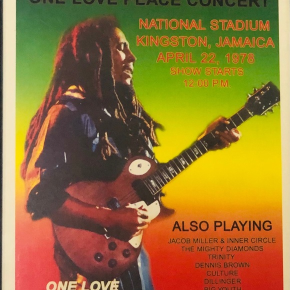 None Other - “Bob Marley and the Whalers” Concert Poster
